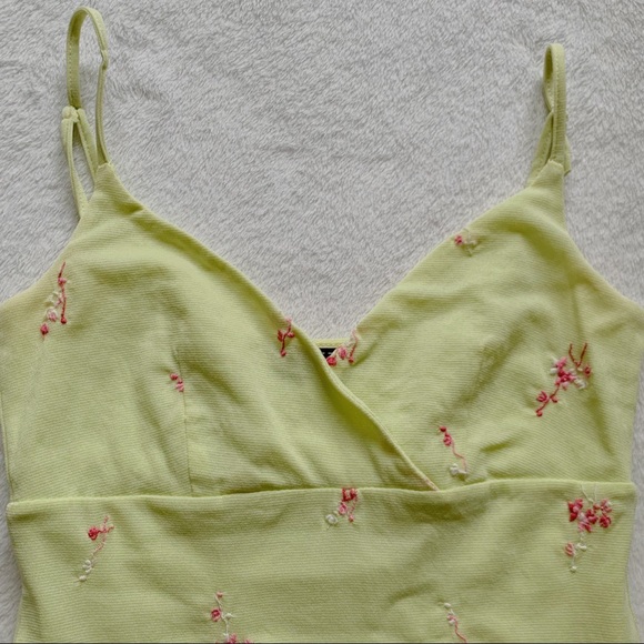 vintage green & pink mesh dress🌷 - Picture 2 of 3